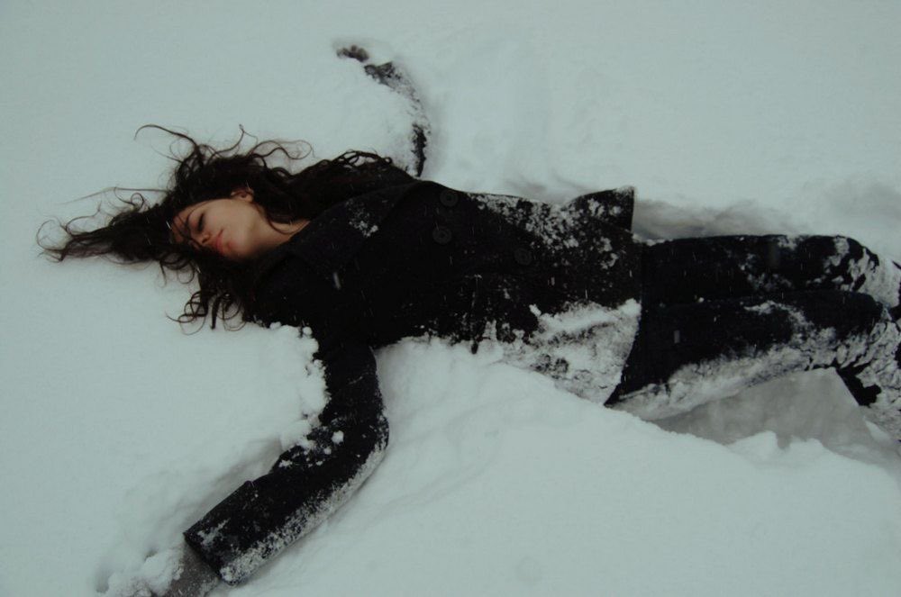 girl in snow